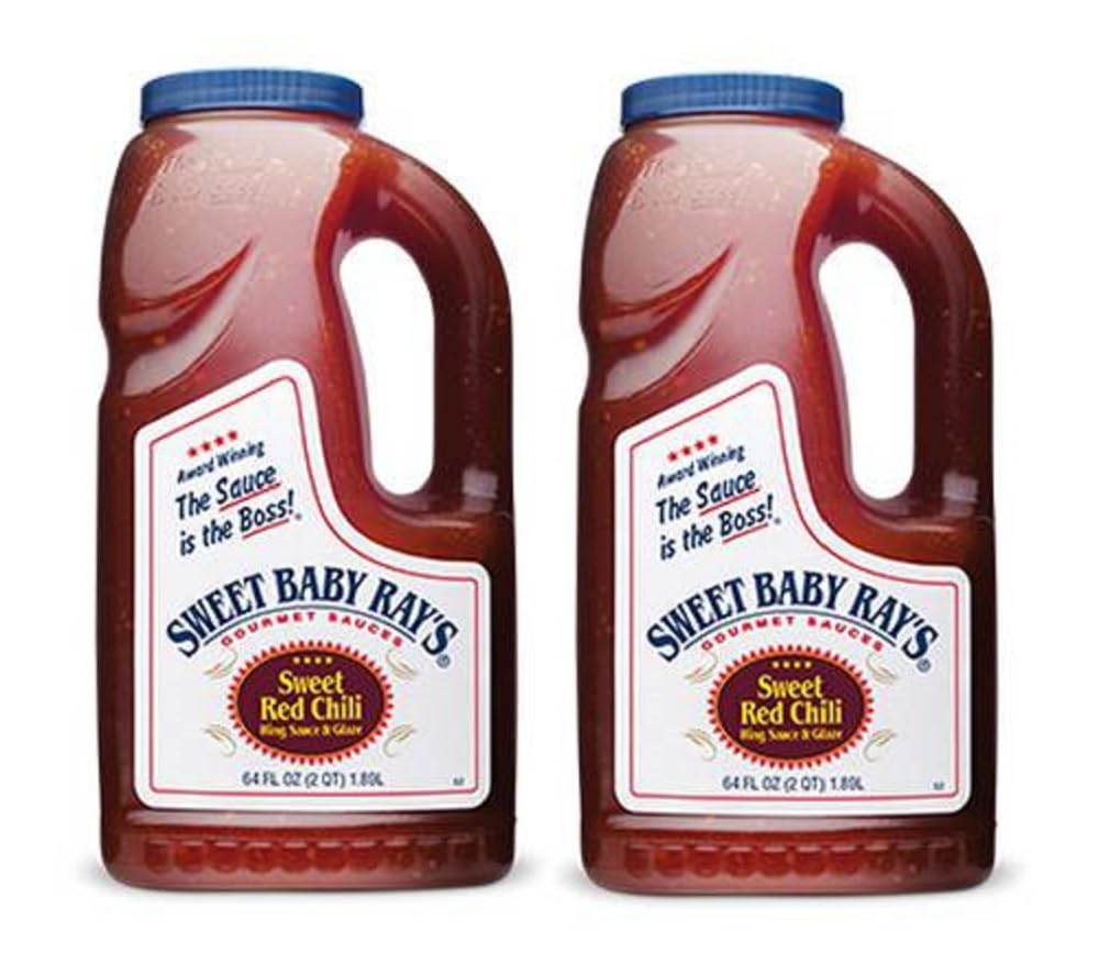 Sweet Baby Ray's Award Winning Sauce | Lemon Pepper Flavor | 64 oz Bottle | Kosher | Gluten Free | Made in the USA