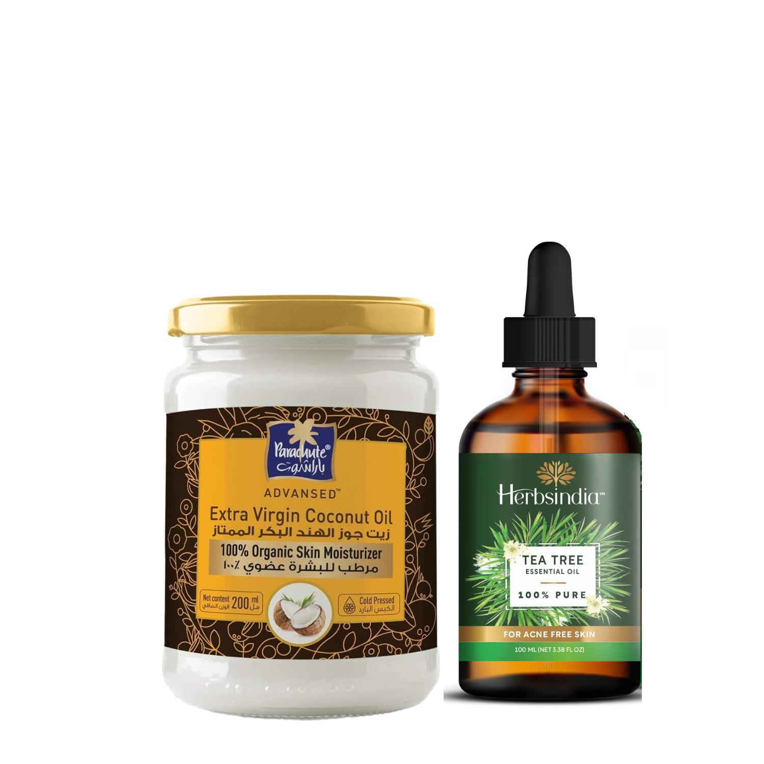 Parachute Naturalz Organic Virgin Coconut Oil | For Cooking, Hair, Body & Oil Pulling | Cold Pressed | Unbleached | Unrefined | Non-Hydrogenated | MCT Oil | USDA Certified |16 Fl.Oz | Glass Jar