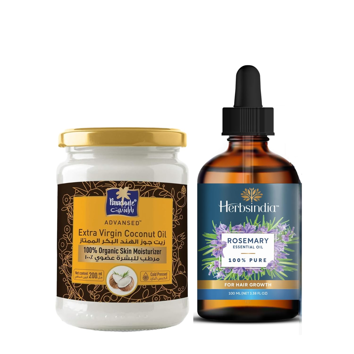 Parachute Naturalz Organic Virgin Coconut Oil | For Cooking, Hair, Body & Oil Pulling | Cold Pressed | Unbleached | Unrefined | Non-Hydrogenated | MCT Oil | USDA Certified |16 Fl.Oz | Glass Jar