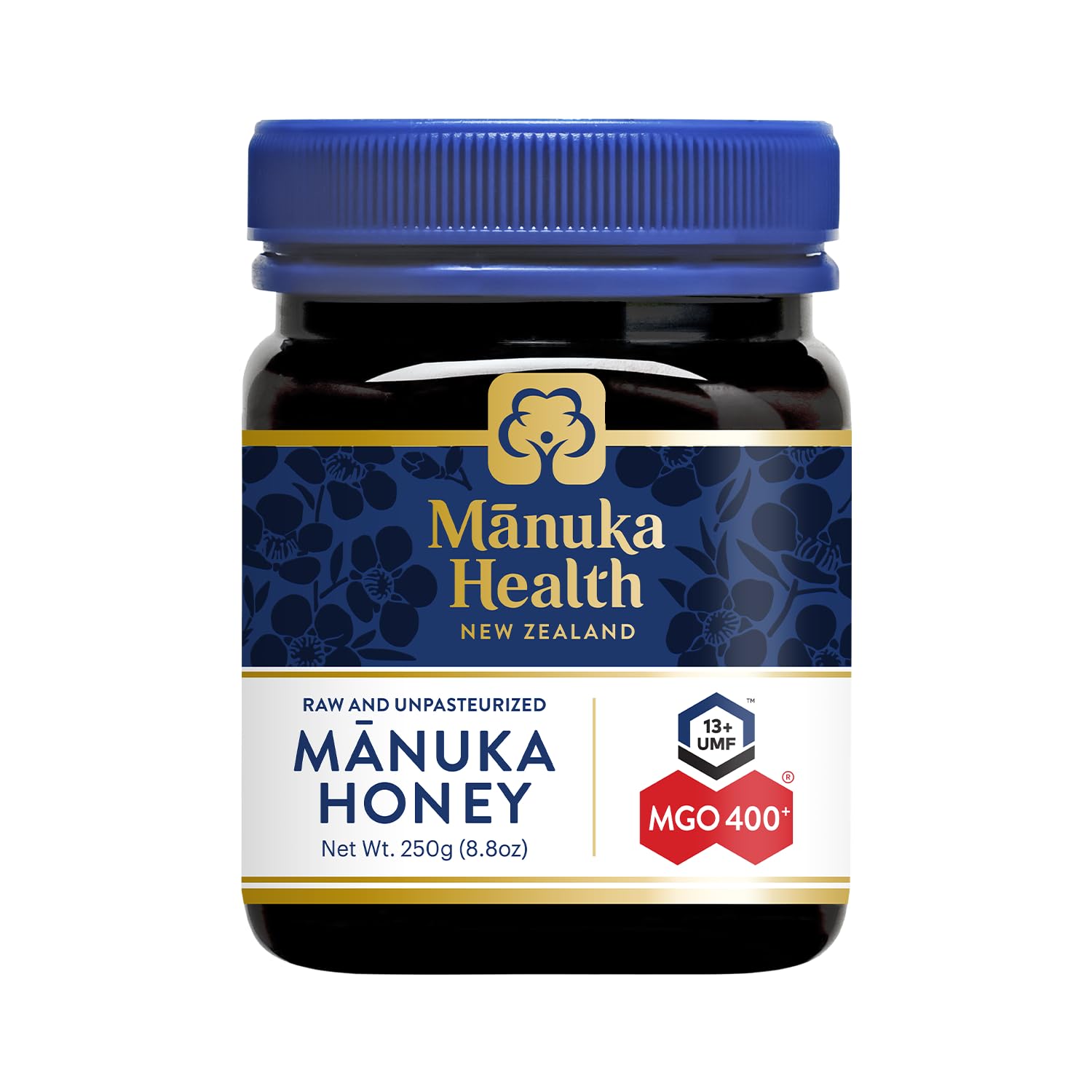 Manuka Health UMF 13+/MGO 400+ Manuka Honey (250g/8.8oz), Superfood, Authentic Raw Honey from New Zealand