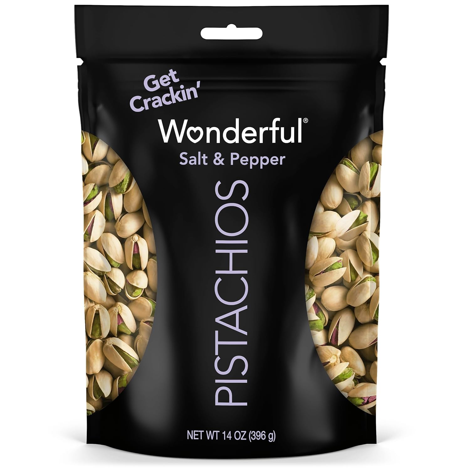 Wonderful Pistachios In Shell, Salt & Pepper Flavored Nuts, 48 Ounce Bag, Protein Snacks, Gluten Free, Healthy Snacks for Adults