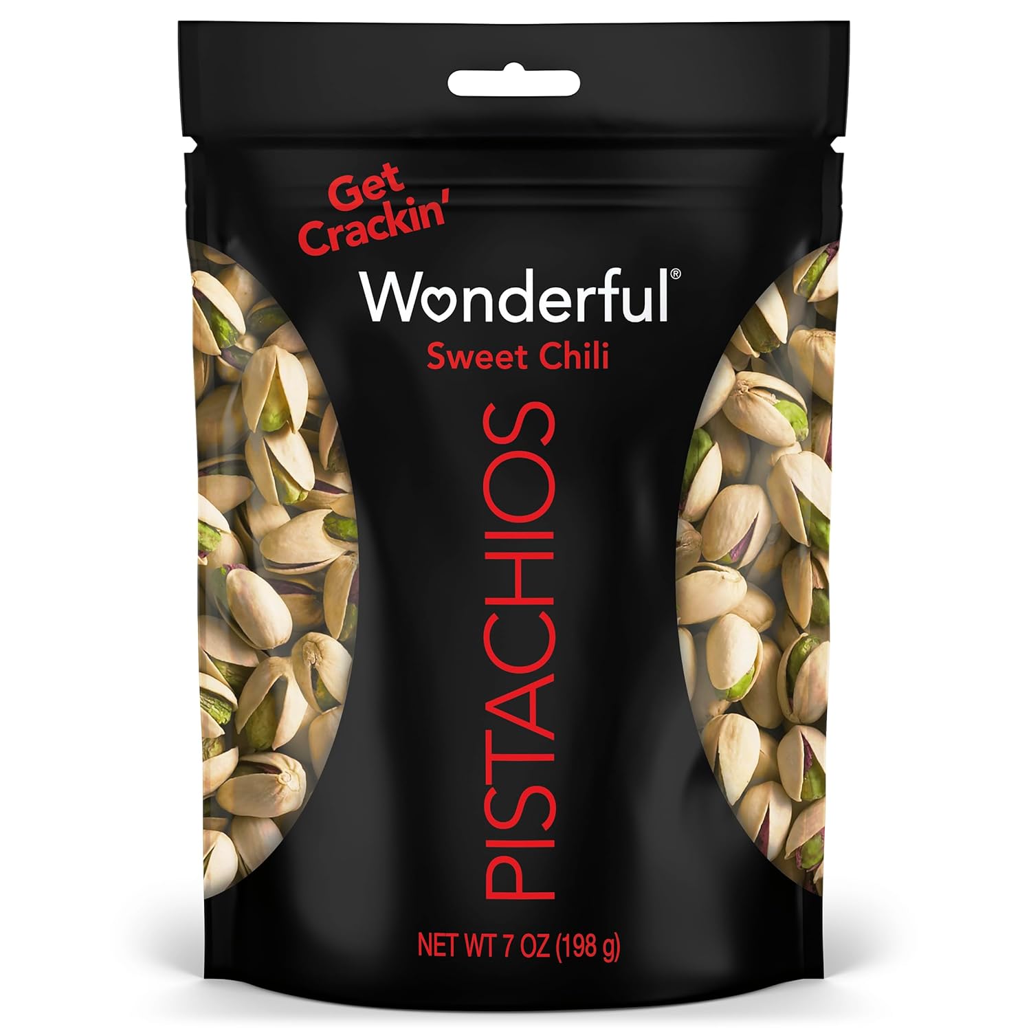 Wonderful Pistachios In Shell, Salt & Pepper Flavored Nuts, 48 Ounce Bag, Protein Snacks, Gluten Free, Healthy Snacks for Adults