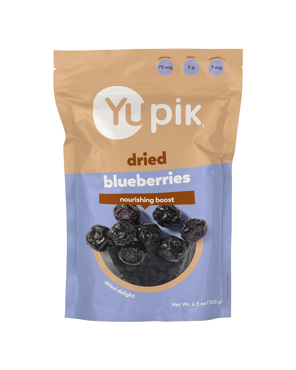 Yupik Dried Blueberries, 2.2 lb (35.2 oz), Gluten-Free, Kosher, Sweet Dried Fruits, Whole Berries, No Sulphites, Source of Fiber & Vitamins, Healthy Snacks, Ideal for Baking & Topping