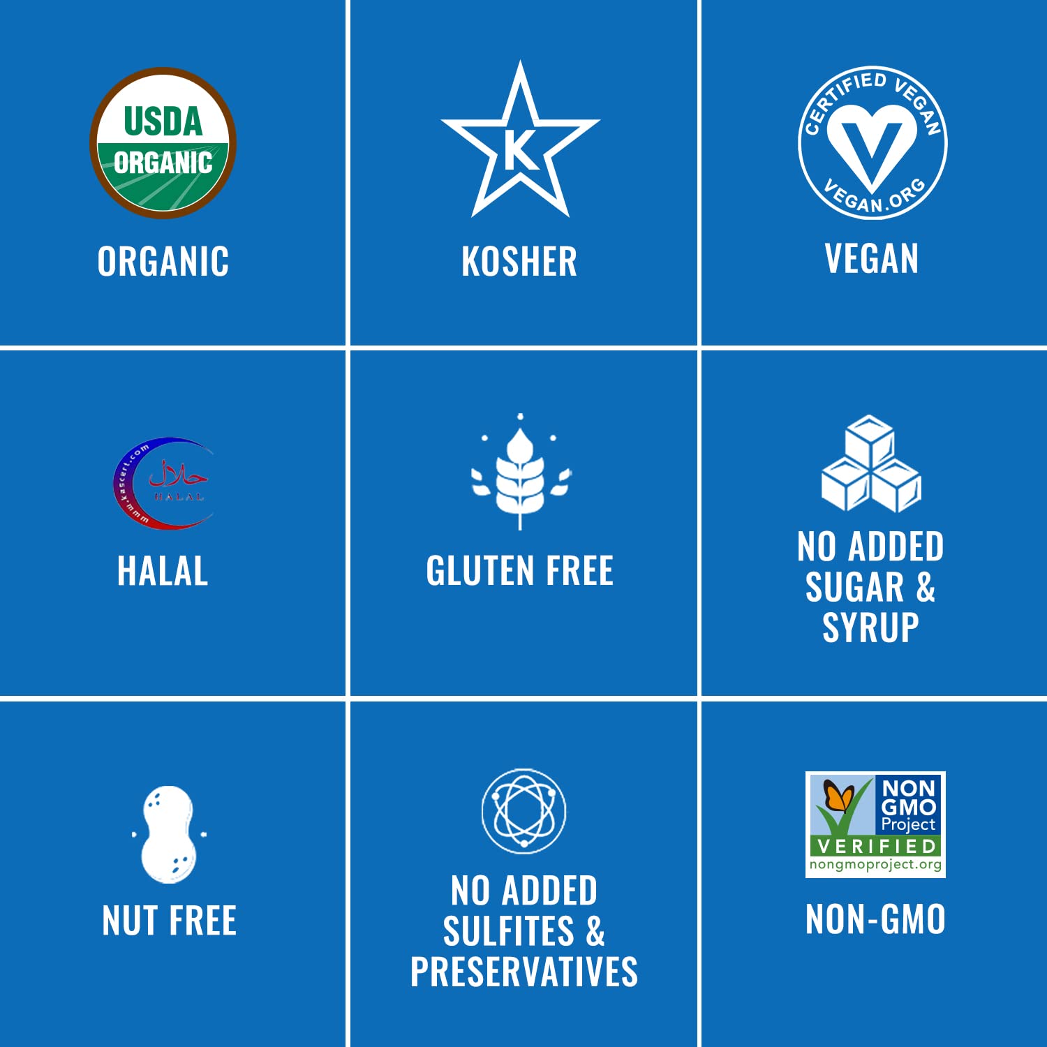 Sunny Fruit Soft Organic Pitted Prunes, 2.5 Pound Bulk Bag | No Preservatives, No Sugar Added | Healthy, Naturally Sweet Dried Plums | High Fiber Dried Fruit | ORGANIC, NON-GMO, VEGAN, HALAL, KOSHER