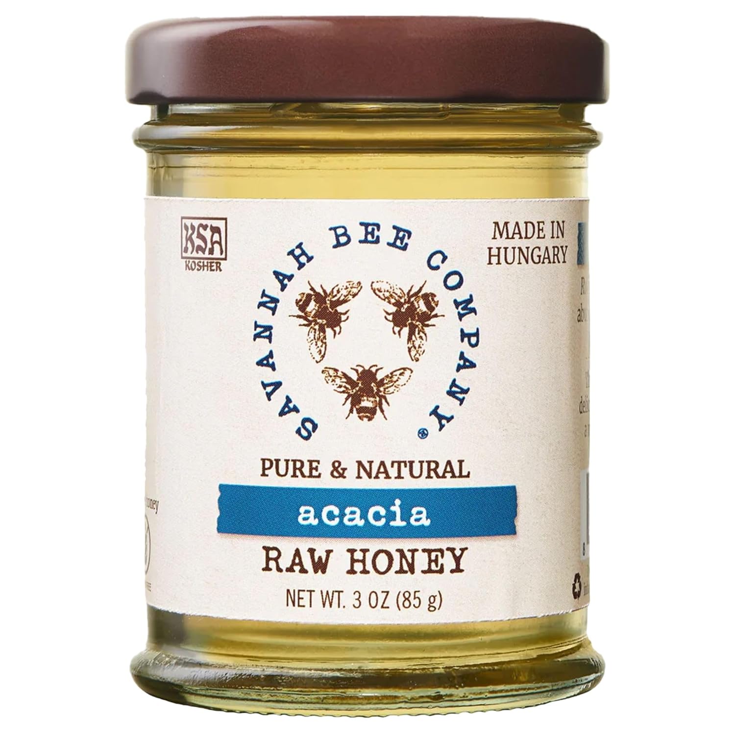 Savannah Bee Company Hot Honey Gluten Free and 100% Pure Honey Infused with Sweet Wildflower- Heat from Wildflower and Habanero Peppers 12 oz Squeeze Bottle