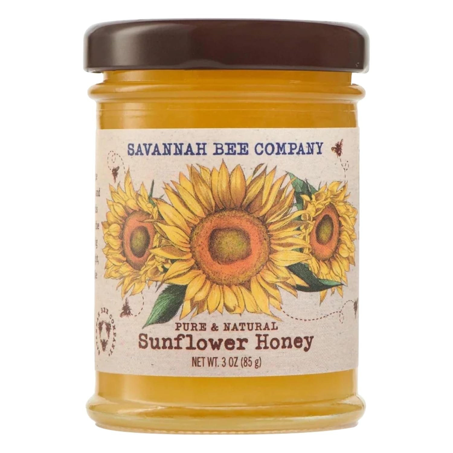 Savannah Bee Company Hot Honey Gluten Free and 100% Pure Honey Infused with Sweet Wildflower- Heat from Wildflower and Habanero Peppers 12 oz Squeeze Bottle