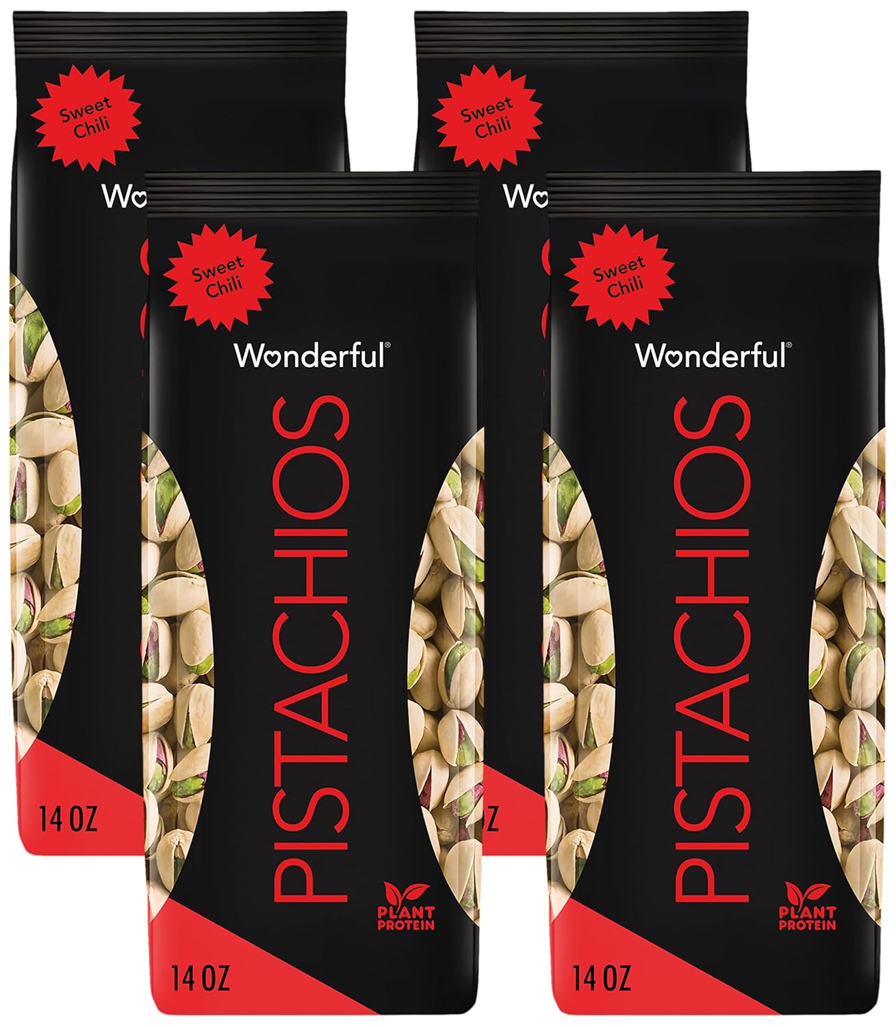 Wonderful Pistachios In Shell, Salt & Pepper Flavored Nuts, 48 Ounce Bag, Protein Snacks, Gluten Free, Healthy Snacks for Adults