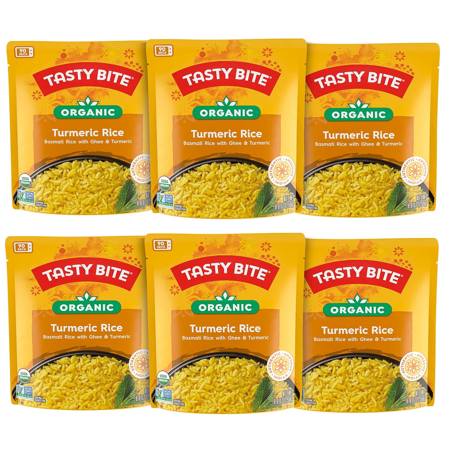 Tasty Bite Organic Brown Rice, 8.8 Ounce (Pack of 12)