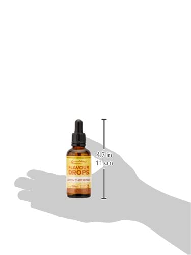 IronMaxx Flavour Drops - Vanilla 50ml | kalorienfrei & zuckerfrei | vegane Aromatropfen zum süßen von Lebensmitteln | praktischer Tropfer-Verschluss