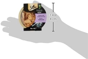SHEBA Filets Adult Katzenfutter in Sauce mit Huhn 16 x 60g Schale