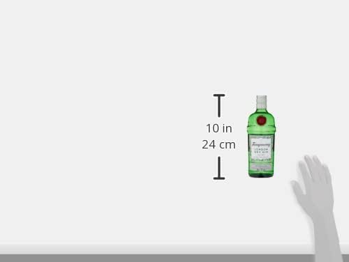 Tanqueray London Dry Gin | aromatischer Gin | 4-fach destilliert auf englischem Boden | 43,1% vol | 1000ml Einzelflasche
