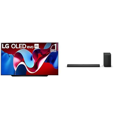 LG 42-Inch Class OLED evo C4 Series Smart TV 4K Processor Flat Screen with Magic Remote AI-Powered with Alexa Built-in (OLED42C4PUA, 2024)