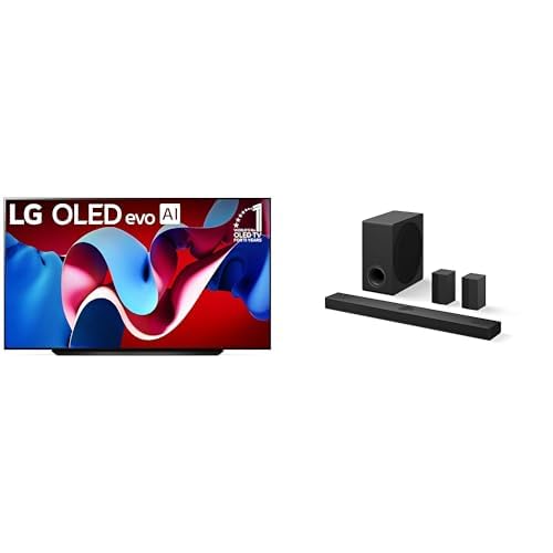 LG 42-Inch Class OLED evo C4 Series Smart TV 4K Processor Flat Screen with Magic Remote AI-Powered with Alexa Built-in (OLED42C4PUA, 2024)