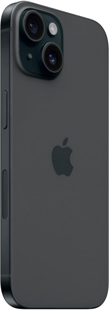 Apple iPhone 15 Plus, 128GB, Black - Unlocked (Renewed)