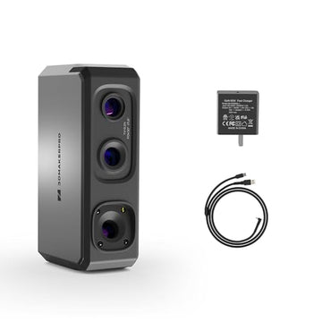 3DMakerpro 3D Scanner Seal Lite, Small-Format 3D Scanners for Printing, Blue Led Light Source, Up to 0.02mm Accuracy, Mono Texture Scanning