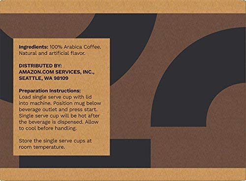 Amazon Brand - Solimo Dark Roast Coffee Pods, Compatible with Keurig 2.0 K-Cup Brewers, 100 Count (Pack of 1)