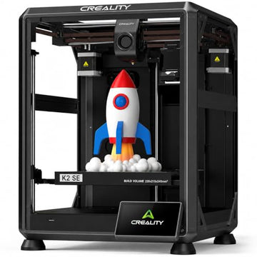 Creality K2 SE 3D Printer, Support Multicolor Printing Needs CFS, 500mm/s High-Speed Printing, Auto Leveling, Vibration Control, Compact Desktop Upgrate 3D Printer, Print Size 220x215x245mm