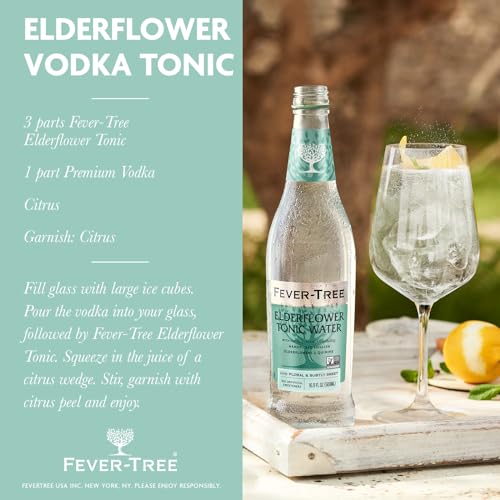 Fever Tree Tonic Water - Premium Quality Mixer - Refreshing Beverage for Cocktails & Mocktails. Naturally Sourced Ingredients, No Artificial Sweeteners or Colors - 150 ML Cans - Pack of 24