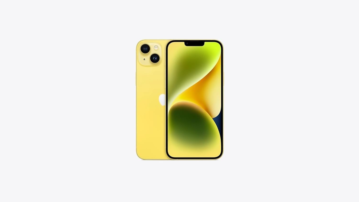 Apple iPhone 14 Plus, 128GB, Yellow - Unlocked (GSM Only) (Renewed)