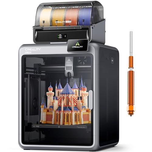 Creality K2 Pro Combo (A) 3D Printer, Multicolor Color Printing with CFS, 600mm/s High-Speed, Dual AI Camera, Active Chamber Heating, Auto Leveling, Large Build Volume 300×300×300mm