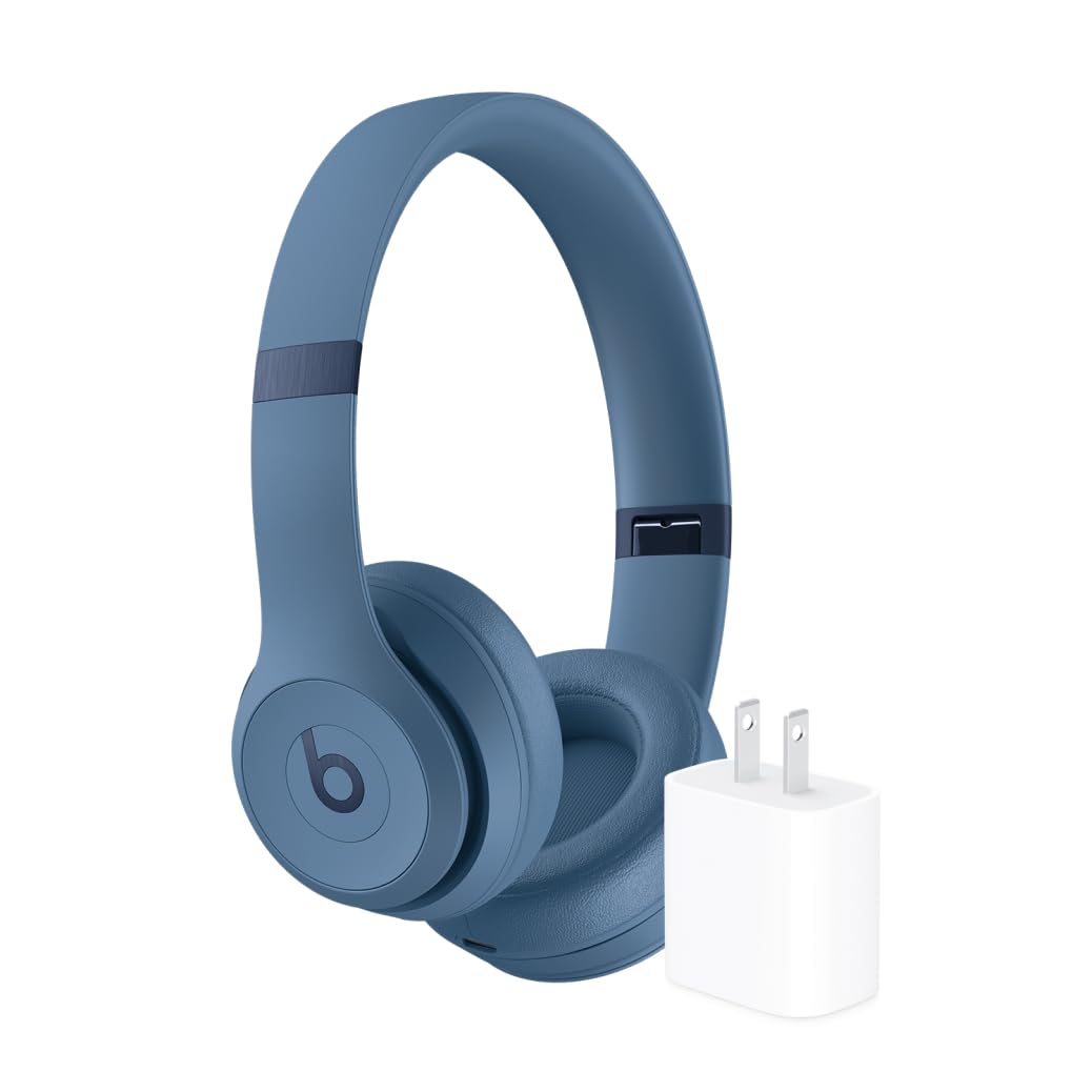 Beats Solo 4 - Wireless On-Ear Bluetooth Headphones, Up to 50-Hour Battery Life, Ultra-Lightweight Comfort, Powerful and Balanced Sound, Apple & Android Compatible - Matte Black