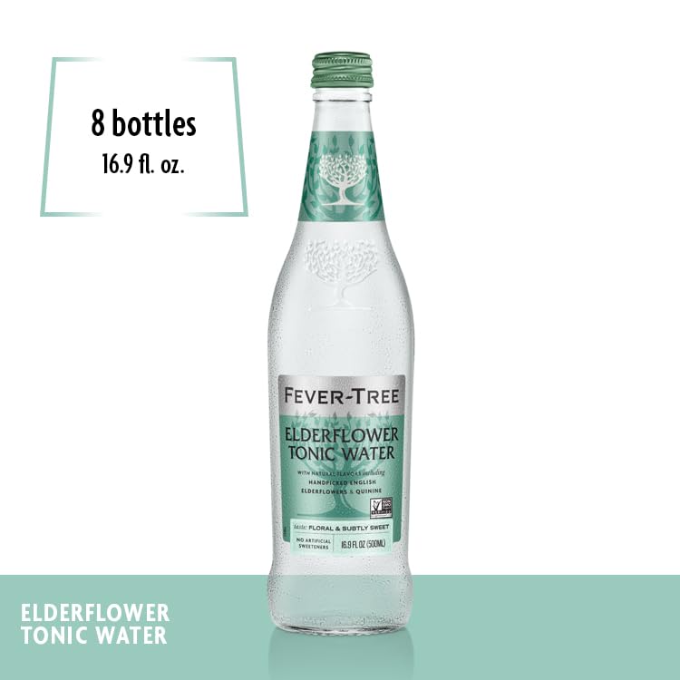 Fever Tree Tonic Water - Premium Quality Mixer - Refreshing Beverage for Cocktails & Mocktails. Naturally Sourced Ingredients, No Artificial Sweeteners or Colors - 150 ML Cans - Pack of 24