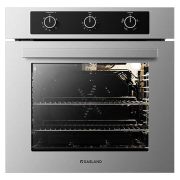 GASLAND 24 Gas Wall Oven, ETL Certified Natural Gas Wall Oven with Bake Broil Rotisserie Functions, Timer and Convection Fan, 120V Cord Plug, 2.12 Cu.ft Capacity, Stainless Steel