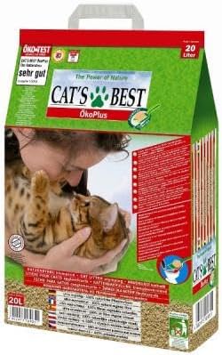Cat’s Best Original Katzenstreu, 100% pflanzliches Katzenklumpstreu mit maximaler Saugfähigkeit – bekämpft Gerüche natürlich und aktiv, 8,6 kg/20 l (Verpackung kann variieren)