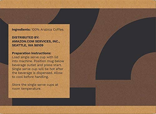 Amazon Brand - Solimo Dark Roast Coffee Pods, Compatible with Keurig 2.0 K-Cup Brewers, 100 Count (Pack of 1)