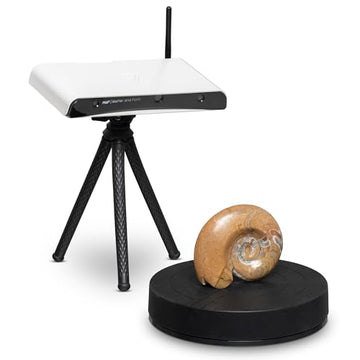 Matter and Form Three 3D Scanner – 33 Micron Accuracy, Autofocus 13MP Cameras, No Tracking Dots Needed, True-Life Color, Scan Jewelry to Car Engines, Compatible with Every Computer and OS