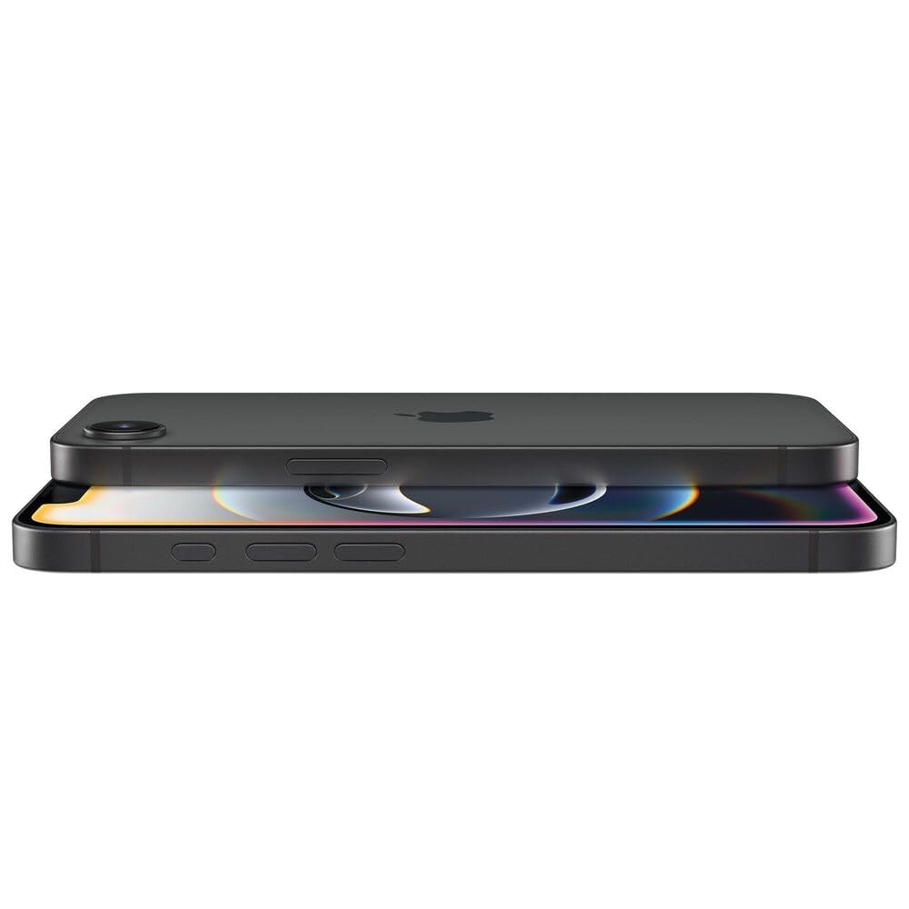 Apple iPhone 16e, 128GB, Black - Unlocked (Renewed)