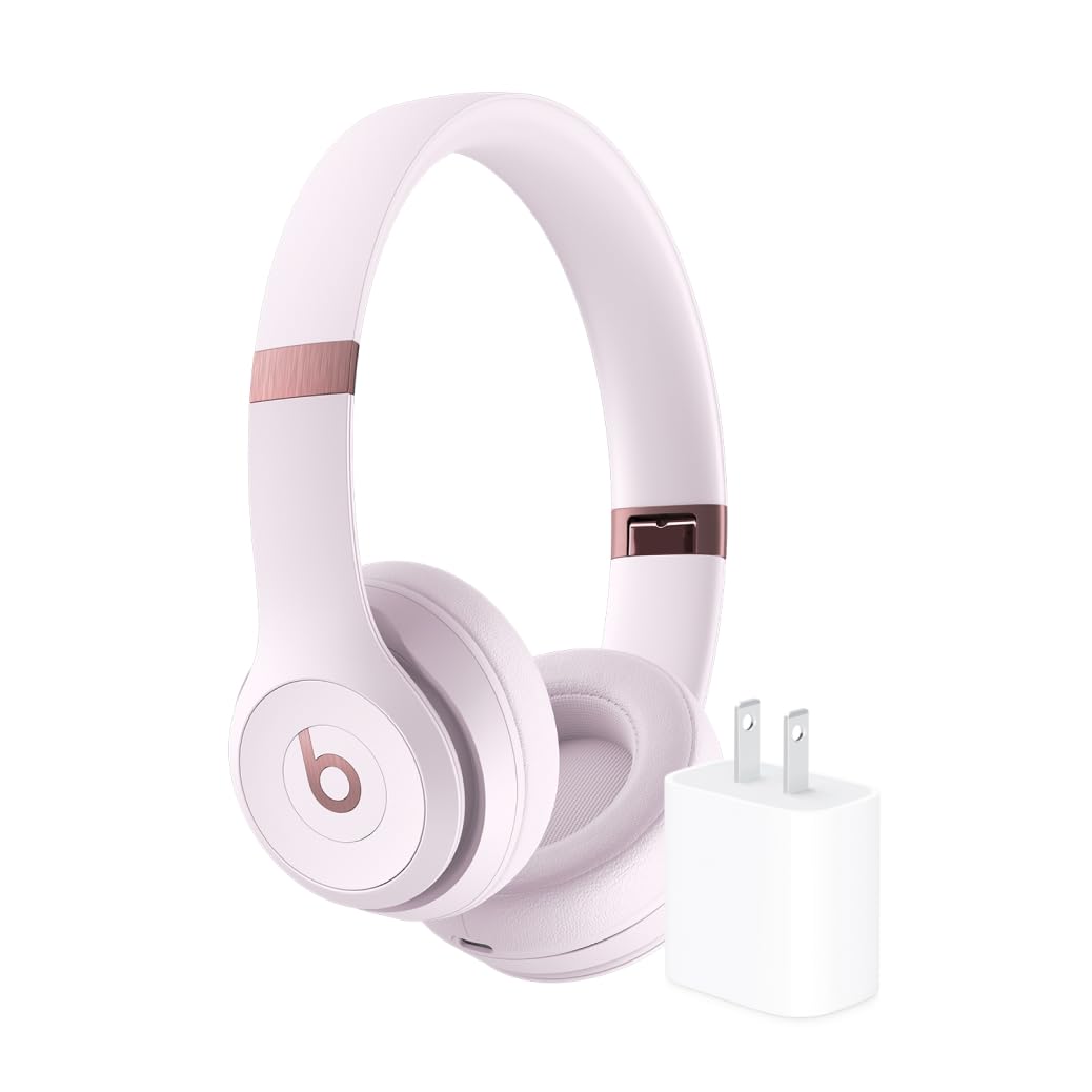 Beats Solo 4 - Wireless On-Ear Bluetooth Headphones, Up to 50-Hour Battery Life, Ultra-Lightweight Comfort, Powerful and Balanced Sound, Apple & Android Compatible - Matte Black