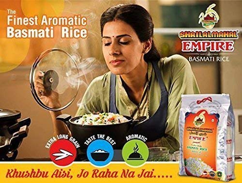 SHRILALMAHAL Empire Basmati Rice (Most Premium), 10 lbs / 160 oz