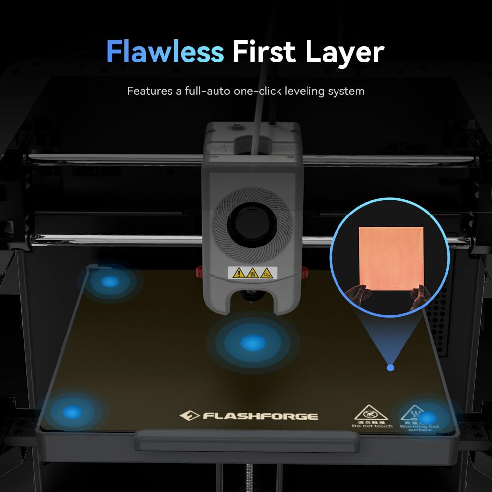 FLASHFORGE AD5X Multi-Material 3D Printer 4-Color Printing, 600mm/s Speed 1-Click Print with DIY IFS Creations, Full-Auto Calibration & Filament Backup, AD5X- Multi-Color Productivity Booster