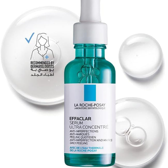 La Roche-Posay Effaclar Acne Serum with Salicylic Acid and Niacinamide for Oily and Acne Prone Skin 30ml