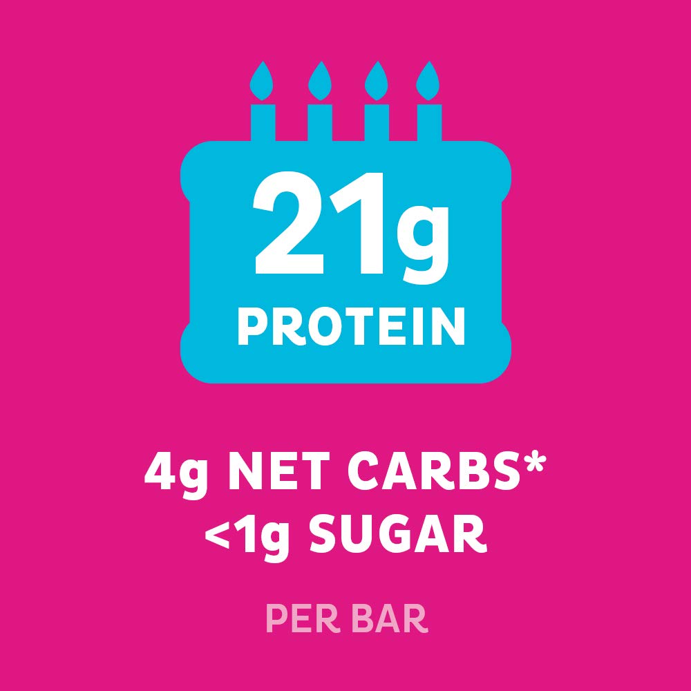 Quest Nutrition Chocolate Chip Dough Cookie Protein Bars, 21g Protein, 1g Sugar, 4g Net Carbs, High Fiber, Gluten Free, Keto-Friendly, 12 Count
