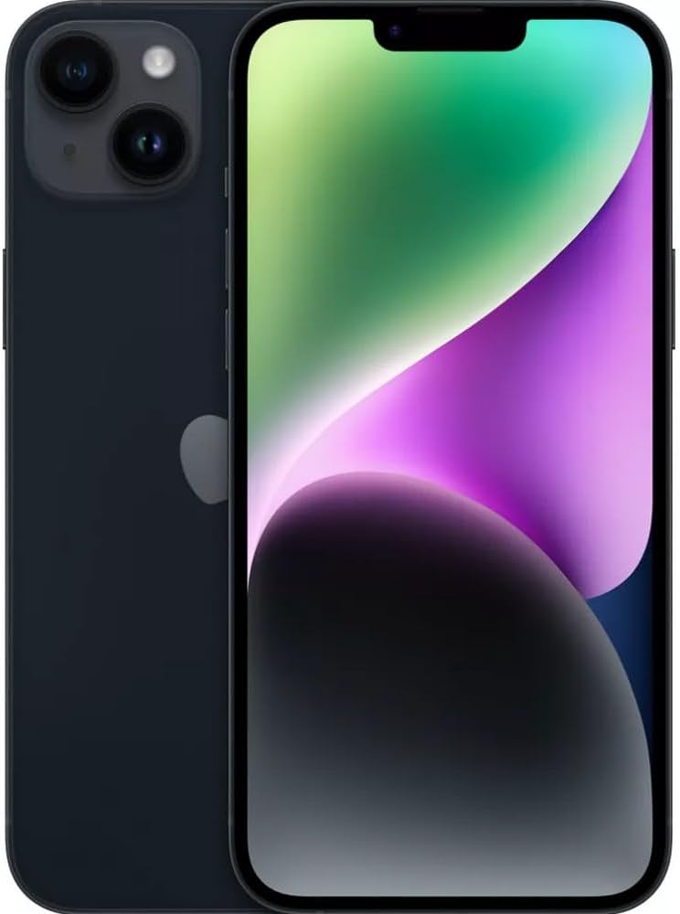 Apple iPhone 14 Plus, 128GB, Yellow - Unlocked (GSM Only) (Renewed)
