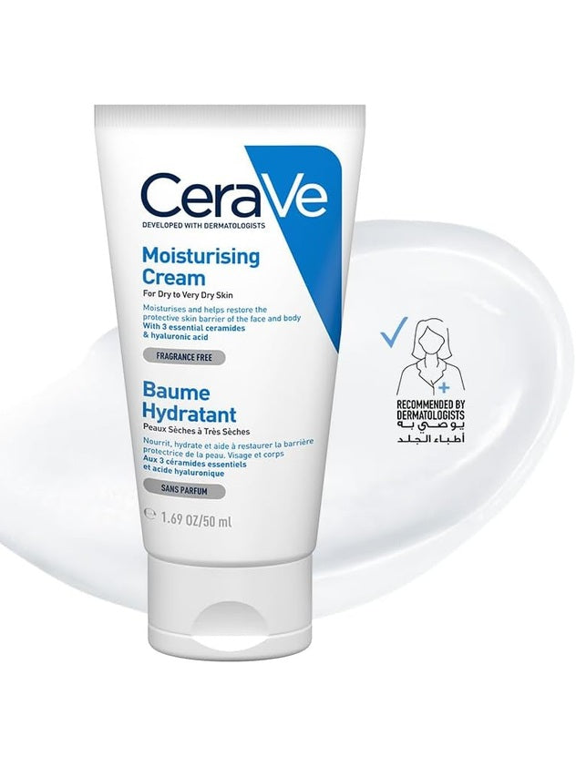 Cerave Moisturizing Cream for Dry Skin with Hyaluronic Acid 50ml