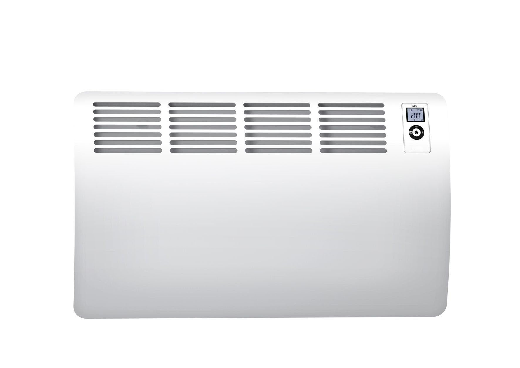 AEG Wandkonvektor WKL 505, Elektroheizung energiesparend, 500 W für ca. 6 m², LCD-Display, Wochenzeitschaltuhr, 236531