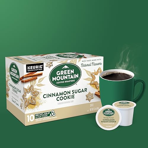 Green Mountain Coffee Roasters Caramel Vanilla Cream Keurig Single-Serve K-Cup pods, Light Roast Coffee, 72 Count