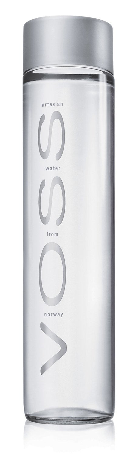 Voss STILL Gletscher Wasser in Glasflasche 0,8 Liter