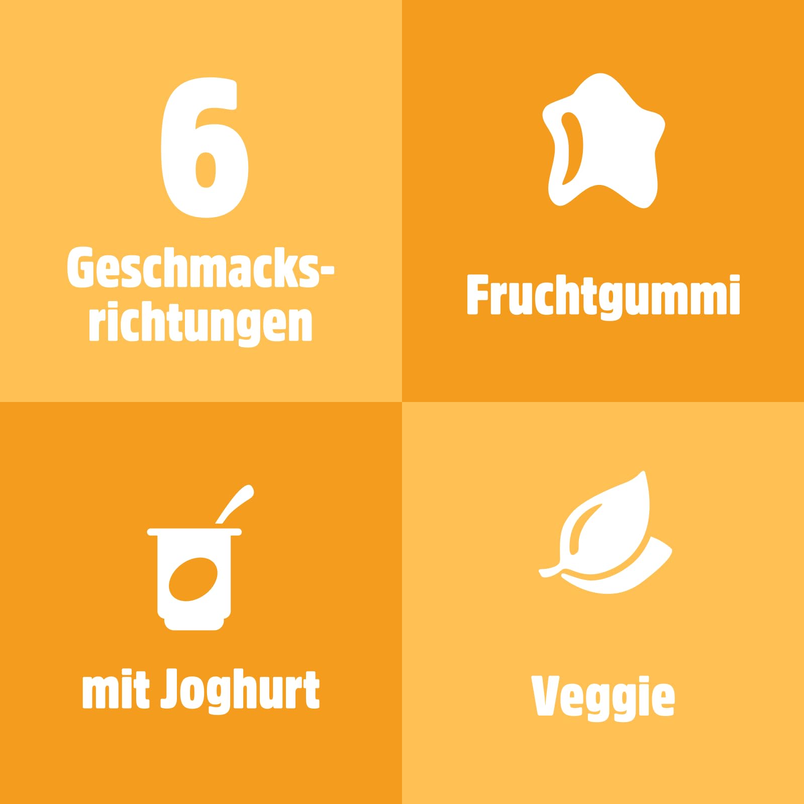 nimm2 Lachgummi Happies – 1 x 325 g – Fruchtgummis mit Fruchtsaft und Vitaminen – Süßigkeit in sechs Geschmacksrichtungen