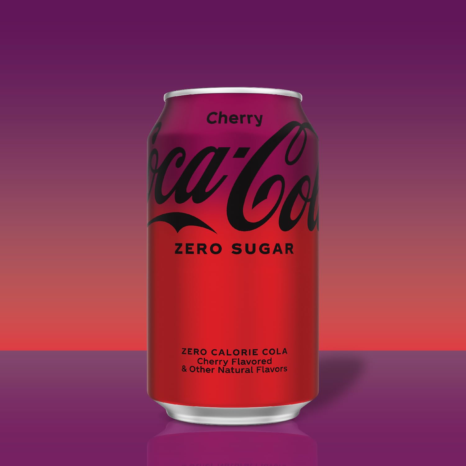 Coca-Cola Cherry Zero Sugar Soda, 12 Fl Oz (pack of 12)