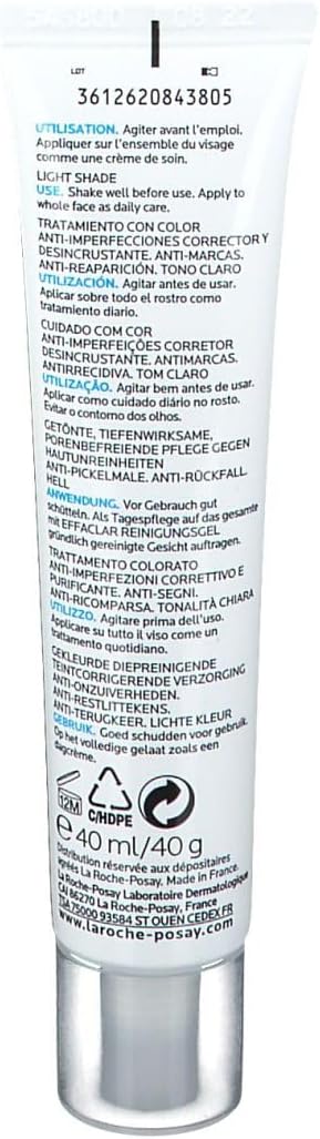 La Roche-Posay Effaclar MAT Mattifying Moisturizer for Oily Skin 40ml