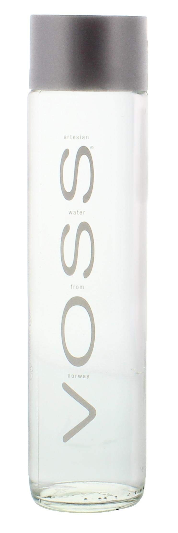 Voss STILL Gletscher Wasser in Glasflasche 0,8 Liter