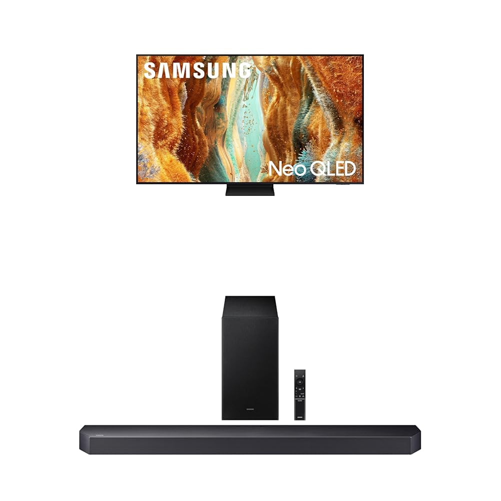 Samsung 85-Inch Class Neo QLED QN70F 4K Mini LED Smart TV (2025 Model) NQ4 AI Gen2 Processor, Quantum Matrix Technology Slim, Motion Xcelerator 144Hz, Samsung Vision AI, Alexa Built-in