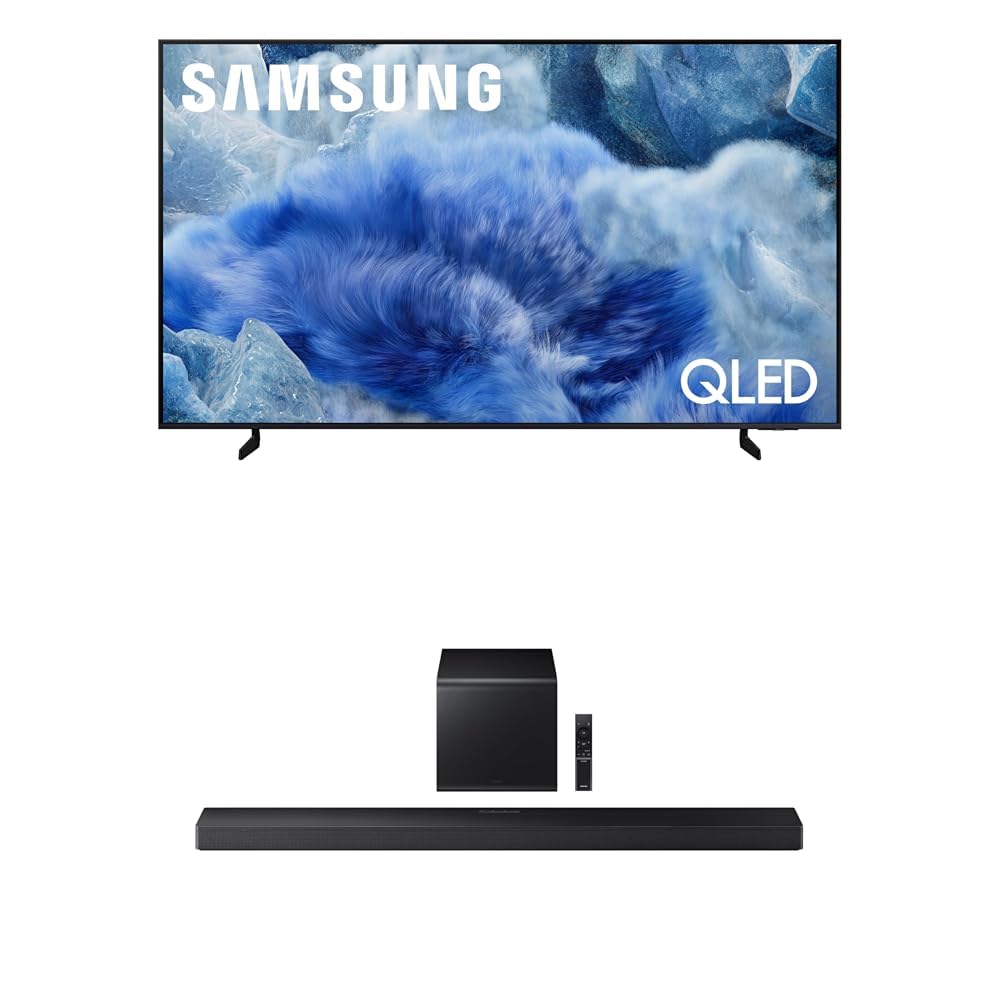Samsung 32-Inch Class QLED Q8F 4K UHD Smart TV (2025 Model) Q4 AI Processor, 100% Color Volume with Quantum Dot, AirSlim Design, Endless Free Content, Samsung Vision AI, Alexa Built-in