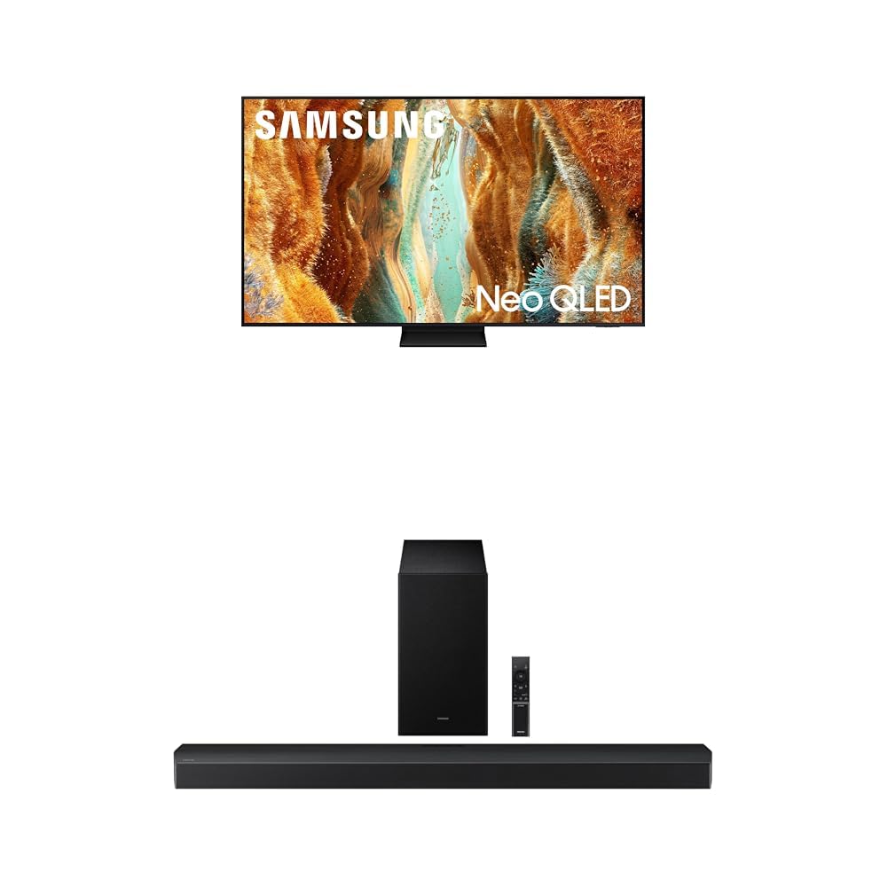 Samsung 85-Inch Class Neo QLED QN70F 4K Mini LED Smart TV (2025 Model) NQ4 AI Gen2 Processor, Quantum Matrix Technology Slim, Motion Xcelerator 144Hz, Samsung Vision AI, Alexa Built-in