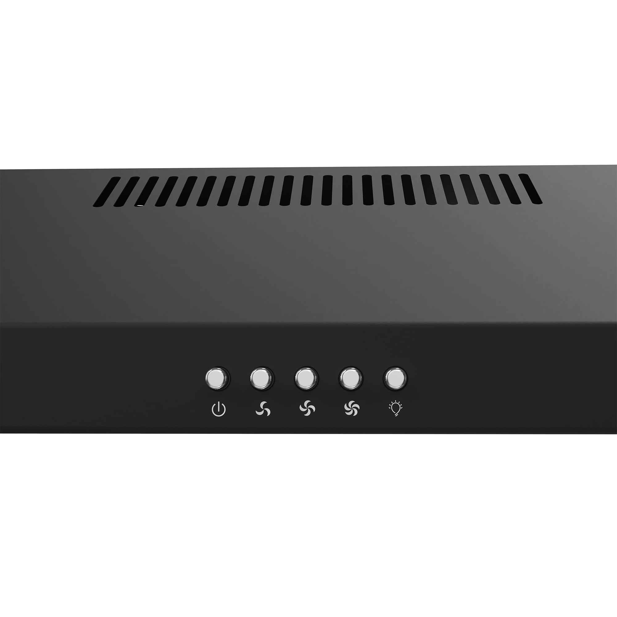 COSMO COS-5MU30 30 in. Delta Collection Ducted Under Cabinet Range Hood, Button Controls, Reusable Filters, LED Lights, Stainless Steel