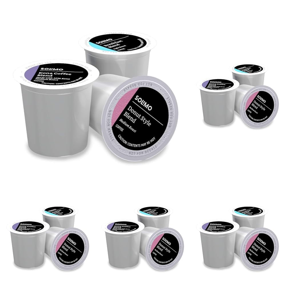 Amazon Brand - Solimo Dark Roast Coffee Pods, Compatible with Keurig 2.0 K-Cup Brewers, 100 Count (Pack of 1)